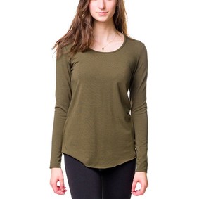 Private Label Women Breathable Long Sleeve Shirts Moisture Wicking <b>Tops</b> Bulk Orders Factory Price USA - Product Image 6