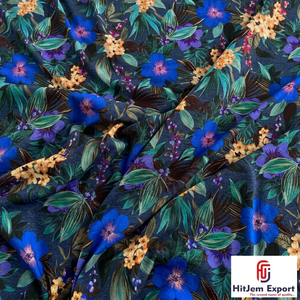 Tela de Poliéster Estampada Digital Personalizada, Material Suave para Prendas de Moda, Vestidos y Textiles para el Hogar - Product Image 4