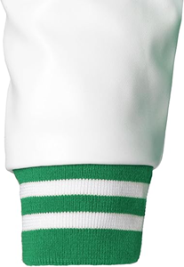 เสื้อแจ็คเก็ตวาร์ซิตี้บุรุษ ตัวเสื้อทำจากผ้าขนสัตว์ แขนเสื้อทำจากหนังแท้ แจ็คเก็ตเลตเตอร์แมน เสื้อแจ็คเก็ตวาร์ซิตี้แบบวิทยาลัย (ไซส์ 3X-Large, สีน้ำเงิน-ขาว) - Product Image 5