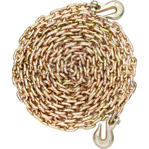 Tendicatena a cricchetto per carichi pesanti 5/16'-3/8' con limite di carico sicuro di 7100 libbre, salva-lavoro, antiscivolo per il controllo del carico, catene G80 - Product Image 4