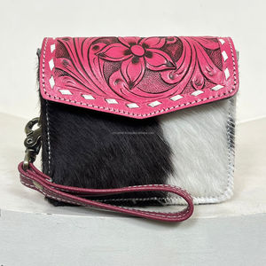 Nouveau Porte-monnaie Mini Designer 2025 en Cuir Véritable Façonné de Qualité Supérieure, Porte-cartes en Cuir de Vachette à Poils, Petit Portefeuille Femme - Product Image 4