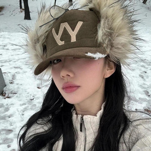 Gorra de running sólida, gorra estilo papá, gorra trucker, gorras de invierno con orejeras, gorra de béisbol de pana y algodón, fabricación de calidad premium en Pakistán - Product Image 3