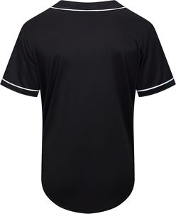 Baseball Jersey <b>Button</b> Down Hip Hop Personalized Sport T Shirts Tops for Boys Girls - Product Image 1