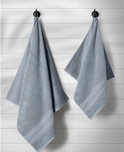 Embroidered Cotton Rectangle <b>Bath</b> <b>Towel</b> <b>Sets</b> Wholesale Low Price Heavy GSM Super Absorbable Quick Dry Soft and Smooth Luxury - Product Image 3