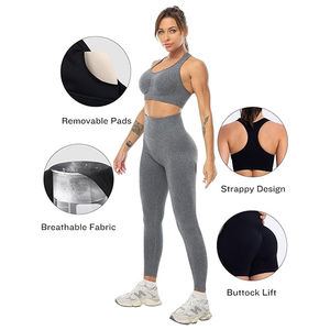 ชุดโยคะผู้หญิงราคาถูก แห้งเร็ว ผลิตในปากีสถาน ดีไซน์ทันสมัย ระบายอากาศได้ดี สวมใส่สบาย - Product Image 5