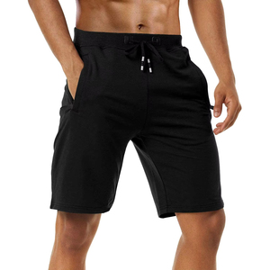 Men's Navy Blue Quick Dry Bermuda Shorts With Drawstring Waist And Pockets Casual Sport Wear - Product Image 2