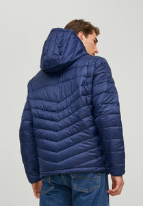 Blouson matelassé personnalisé pour homme à manches longues, coupe-vent d'hiver de haute qualité, écologique, respirant, rembourrage en poly, décontracté - Product Image 2