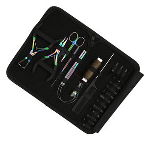 Customizable Hair Extension tools Accessories <b>Set</b> Multi Color Micro Bead Crimper Pulling Hook Wire Loop Precision Mini Scissors - Product Image 1