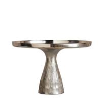Support à gâteau en métal avec base en bois, style luxueux, design arabe, écologique, élégant, pour hôtels et fêtes, décoration de table, emballage en sac OPP