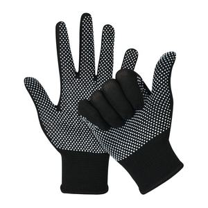 Guantes elásticos de punto con puntos de PVC antideslizantes, sin silicona, con forro de poliéster, sin costuras, para embalaje en almacén - Product Image 2