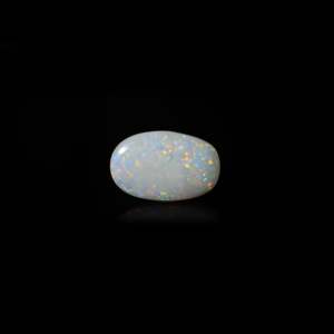 Natural Fire Opal Oval Cabochon 4.9 Carat Loose Gemstone for Fine Jewelry - Product Image 1