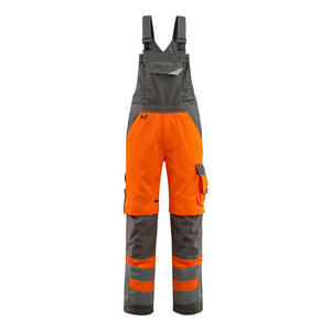 Durable Workwear Bib Garments Adjustable Cargo Bib <b>Overalls</b> Industrial Utility Bib Pants <b>Construction</b> Labor Bib Uniform - Product Image 4
