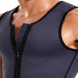 Débardeur à capuche zippé élégant pour homme, respirant, séchage rapide, en Spandex/Coton, pour la gym et l'entraînement, vêtement de sport amincissant - Product Image 4