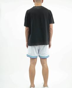 Pantalones cortos de malla de doble capa con impresión por sublimación personalizada Tela cómoda de poliéster 100% con cintura elástica Estilo de calle alta - Product Image 3