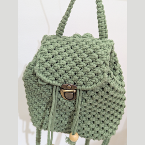 Mochila de macramé estilo bohemio JNC, mochila de viaje ligera tejida para uso diario, viajes a la playa y escapadas de fin de semana - Product Image 5