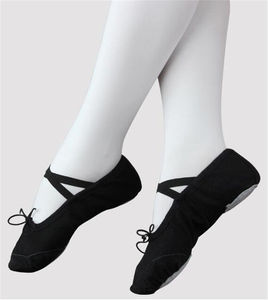 รองเท้าบัลเลต์ผ้าแคนวาสยืดได้ น้ำหนักเบา นุ่มสบาย ราคาโรงงาน - Product Image 6