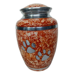 Urne en métal patte dorée pour cendres, chiens et chats - Product Image 5