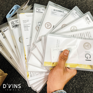 เพชร D'VINS Jewels Lab Grown ขนาด 3.05 กะรัต สี D ความสะอาด VS1 รูปทรงกลมเจียระไนแบบบริลเลียนท์ เพชรสังเคราะห์แบบเม็ดเดี่ยวสำหรับทำเครื่องประดับ - Product Image 5