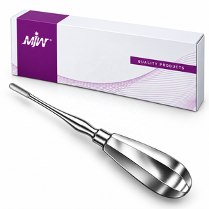 Élévateur dentaire 4 mm droit en acier inoxydable pour extraction dentaire, instrument de chirurgie buccale, CE ISO Classe I - Product Image 6