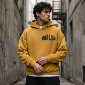 Sudadera con Capucha de Algodón Grueso Personalizada para Hombre, Estilo Urbano, Tejido Grueso, Informal, Prenda de Moda - Product Image 6