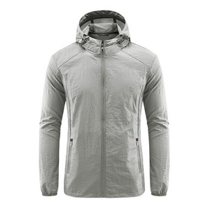 Chaquetas Cortavientos de Nailon Delgadas con Cuello Alto, Impermeables y Resistentes al Viento, Ligeras, para Hombre, Personalizadas por el Fabricante - Product Image 4