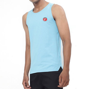 Débardeur en coton tricoté doux pour homme – Confortable, idéal pour l'été, l'entraînement, le fitness, décontracté, respirant, écologique, lavé - Product Image 1