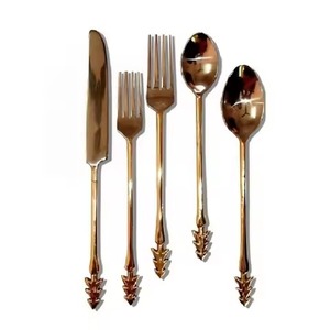 Kitchen Metal <b>Spoon</b> And Fork Set Cutlery Set For Dining <b>Table</b> Dinner Service Tableware Set For Restaurant - Product Image 2