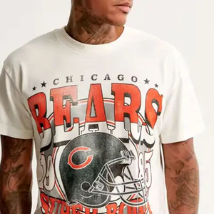 Camiseta Gráfica Vintage para Hombre, Estilo Urbano, Oversize, de Algodón, Hip Hop, Casual, con Estampado - Product Image 2