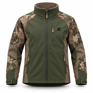 Ropa de Caza para Jóvenes y Niños |   Camuflaje - Verde Oliva - Seis Colores |   Fabricante y Proveedor de Ropa de Caza |   Chaqueta | - Product Image 1
