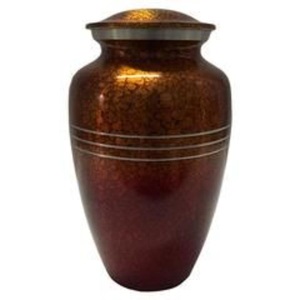 3 Bend Collection <b>Large</b> 220 Cubic Inch Adult Cremation <b>Urn</b> Funeral Supplies Handmade Brass Human Cremation <b>Urns</b> For Ashes - Product Image 1