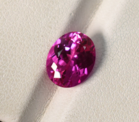 Labor Rubel lit Turmalin Lose Edelstein Oval Step Cut in verschiedenen Größen 5 X3 mm bis 10 X8 mm Pink Sapphire Farbe