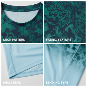 Camisa de Pesca con Capucha de Manga Larga para Hombre, 100% Poliéster, Personalizada OEM, con Máscara Transpirable UPF 50+, Camisa de Caza con Estampado Técnico - Product Image 6