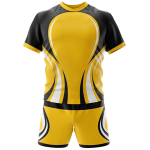 Uniformes y Camisetas de Rugby Personalizadas al Por Mayor, Tallas Grandes, con Impresión por Sublimación, Transpirables, de Secado Rápido y Absorción de Humedad - Product Image 3