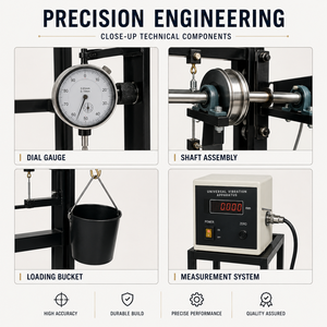 Conjunto de 11 Experimentos de Laboratorio de Vibraciones |   Entrenador de Análisis de Vibraciones para Ingeniería Mecánica |   Sistema de Equipos de Laboratorio Dinámico - Product Image 4