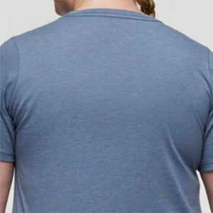 Camiseta de Manga Corta con Cuello en V para Mujer, Color Sólido, Corte Holgado, 100% Algodón Jersey, Transpirable, Ropa Casual de Verano - Product Image 6