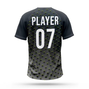 Unisex Baseball Jersey Sublimated Print Moisture Wicking Anti-Bacterial 100% <b>Polyester</b>/<b>Polyester</b>-Cotton Blend Half Sleeve Custom - Product Image 6