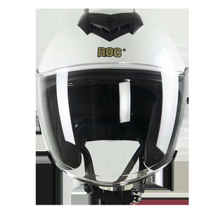 Fabricant vietnamien OEM ROC R09 Casque Openface, ABS résistant aux chocs, double visière, sécurité premium. - Product Image 4