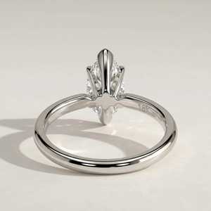 Precioso Anillo Solitario de Moissanita con Corte Marquesa de 6x9MM para Unisex, Plata 925, Joyería Fina para Uso Diario, Ideal para Regalar a Amigos - Product Image 6
