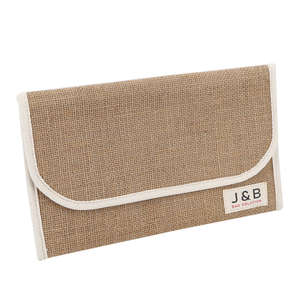 Bolsa de Archivo Ecológica de Yute con Costuras Resistentes y Organizador de Documentos Espacioso para Uso en Oficina y Negocios - Product Image 1