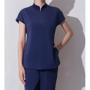 Ensemble de tenue d'infirmière pour femme : Haut décontracté à col en V et pantalon, tenue de travail pour hôpital, ensemble de blouses d'infirmière pour femme - Product Image 1