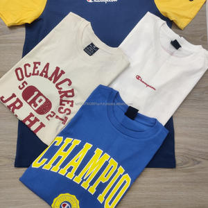 T-shirt brodé en polyester et coton pour homme et femme, toutes saisons, été, en stock, tailles M, L, XL, fabriqué au Bangladesh - Product Image 3