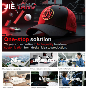 Casquettes de baseball personnalisées en coton avec logo brodé 3D, 5 panneaux, bicolores - Product Image 4