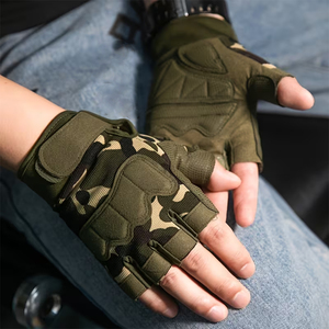 Gants de cyclisme à séchage rapide, respirants, antidérapants, doux, demi-doigts, confortables pour l'extérieur, à manches courtes - Product Image 5