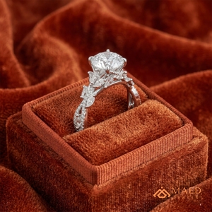Anillo de Moissanita con Corte Redondo, Anillo de Plata de Joyería Fina para Mujer, Diseño Solitario Elegante, Regalo de Compromiso Nupcial, Joyería de Moda Nueva - Product Image 3