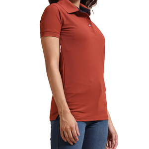 Summer Women's Knitted Quick Dry Short Sleeve for Shirt 100% Polyester Eco-Friendly Silk Screen Printed Custom OEM - Product Image 3