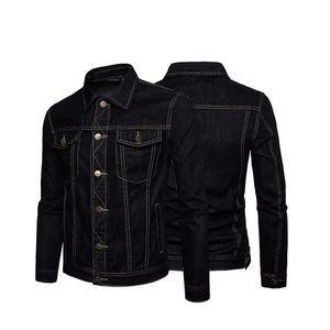 Wholesale <b>Denim</b> <b>jacket</b> for men High Street <b>Custom</b> Men's <b>Denim</b> <b>Jacket</b> Latest Style With High Quality <b>Denim</b> - Product Image 5
