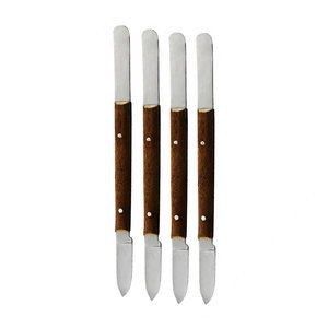 Lot de 4 Spatules Manuelles en Acier Inoxydable Allemand pour Cire Dentaire – Petites Couteaux à Sculpture et à Découper pour Technicien Dentaire - Product Image 6