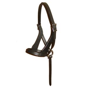 Cabestro de entrenamiento para caballos de cuero genuino con correa de control ajustable y duradera, equipo de entrenamiento ecuestre de alta resistencia - Product Image 2