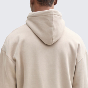 <b>Mens</b> Washed Oversized Hoodie Vintage Style Loose Fleece Pullover Drop Shoulder Sweatshirt Casual Streetwear <b>Hooded</b> <b>Top</b> Custom - Product Image 5