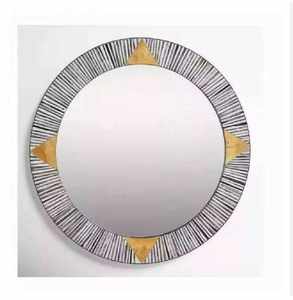 Miroir décoratif mural à incrustations osseuses, finition antique, design moderne et tendance, personnalisable, nouvelle collection, vente chaude - Product Image 3